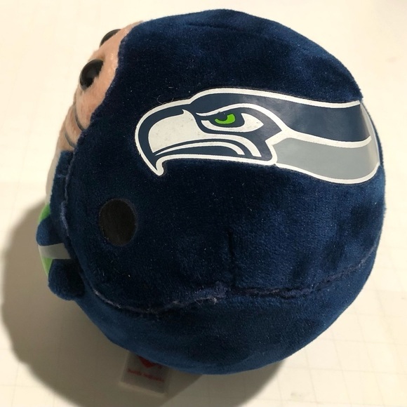 TY Beanie Ballz NFL Seatle Seahawks plush ball toy 4 1/2" 2016 - Picture 7 of 10